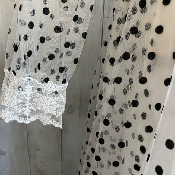 Rose Velvet Dotted tulle gown - Picture 9 of 13